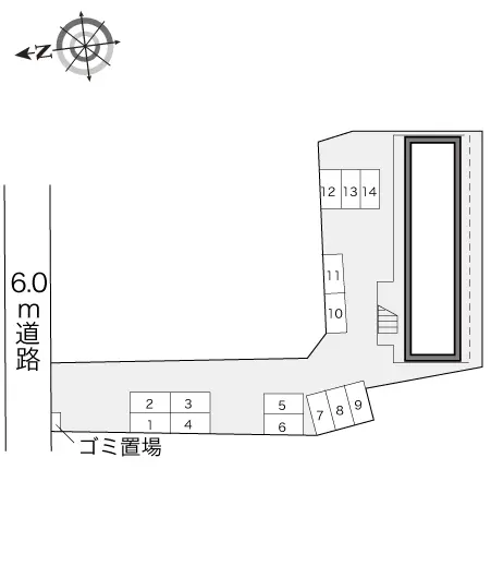 ★手数料０円★袋井市豊沢　月極駐車場（LP）